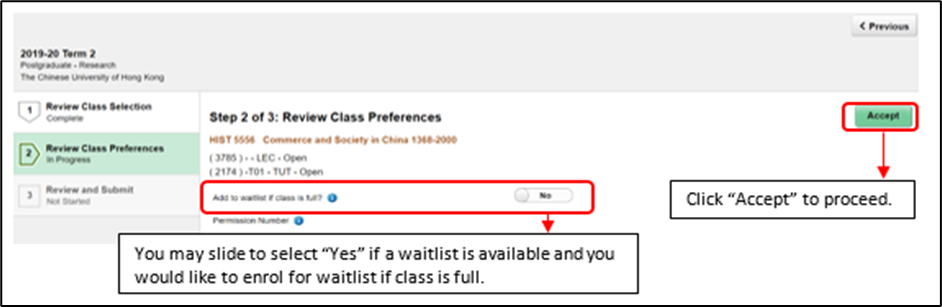 Class Search