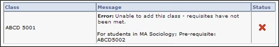 Unable to add this class