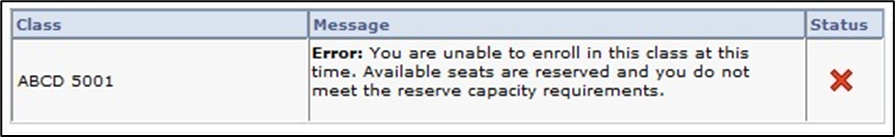 unable to enrol 