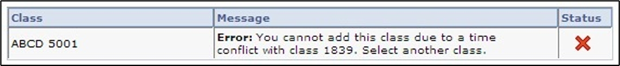 Class is Full