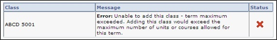Unable to add this class